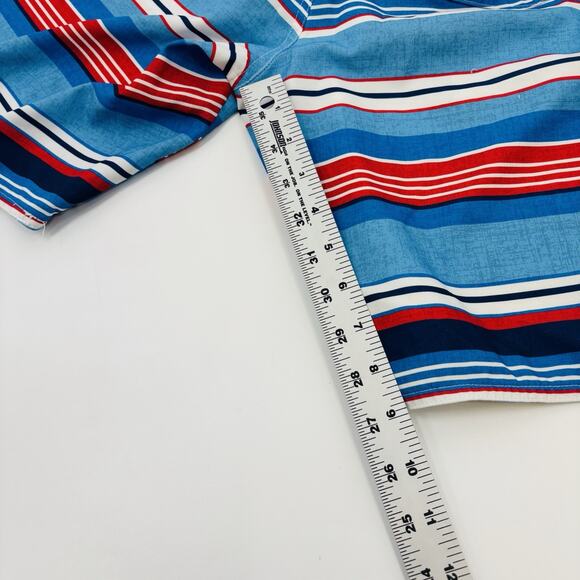 Johnnie O Swim Suit Trunks Men’s Medium M Multicolor Stripe Lined Pockets Board - Picture 6 of 6